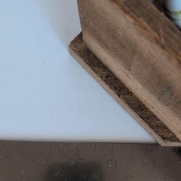 Rustic Wooden Handcrafted Bird Feeder April Showers Bring May Flowers - Picture 10 of 16